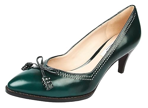 clarks pumps green