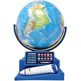 Dr. STEM Toys Interactive Talking Globe with Smart Pen, Game Panel, 300+ Geographic Quiz Questions, Touch &amp; Learn, Music, and More - Educational Toy for Kids Ages 6+