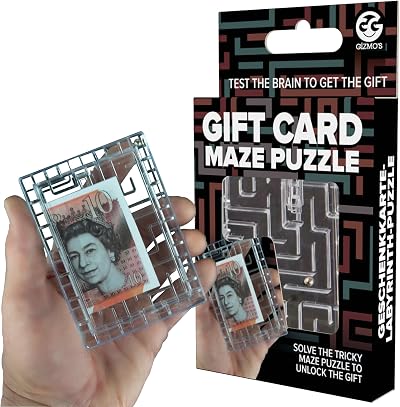 Funtime Gifts Gift Card Maze Puzzle Box - Fun Gift Card Holder