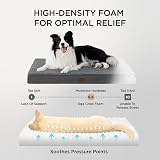 Bedsure Extra Large Dog Bed Orthopedic Washable Grey 112x81x7.6cm view 2