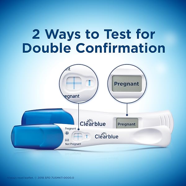 CLEARBLUE DIGITAL & PLUS PREGNANCY 2 TESTS – 0633472601156