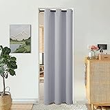 BGment Light Grey Door Curtain 78 Inch Length for