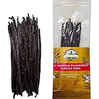 11 Plump Vanilla Beans For Making Vanilla Extract Grade A - NON-GMO Fresh Vanilla Bean pods, 6-8" Inches, Plump, baking, Mada