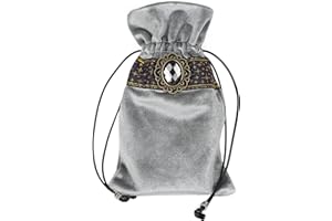 DOARLUO Tarot Bag Pouch Dice,Rune or Card Gift Bag,Drawstring Storage Bucket Bag 5" x 8"