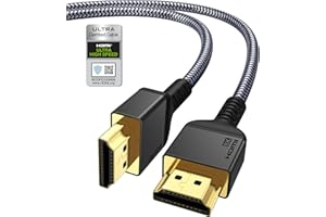 Maxonar Certified 10K 8K HDMI Cable for PS5 Xbox, Ultra High Speed HDMI® Cable 48Gbps, 8K@60Hz 4K@120Hz 144Hz, eARC HDCP 2.3 