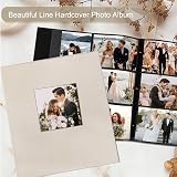 Miaikoe 1000 Pockets Photo Album 6x4 10x15cm Beige Linen Large Capacity view 3