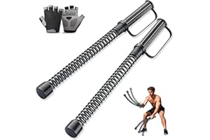 WITSPARKLLE 2PCS Ropeless Battle Ropes – Portable Workout Ropes for Home Gym with Non-Slip Gloves, Low-Impact HIIT and Strength Workouts, Home Workout Fitness Equipment for Full-Body Exercise,Men Women