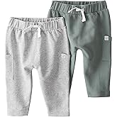 Little Planet by Carter's Unisex-Baby 2-Pack Pants Made with Organic Cotton