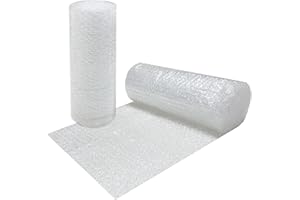 uBoxes Bubble Roll 12" Wide x 24 ft Small Wrap 3/16" Perf Every 12"