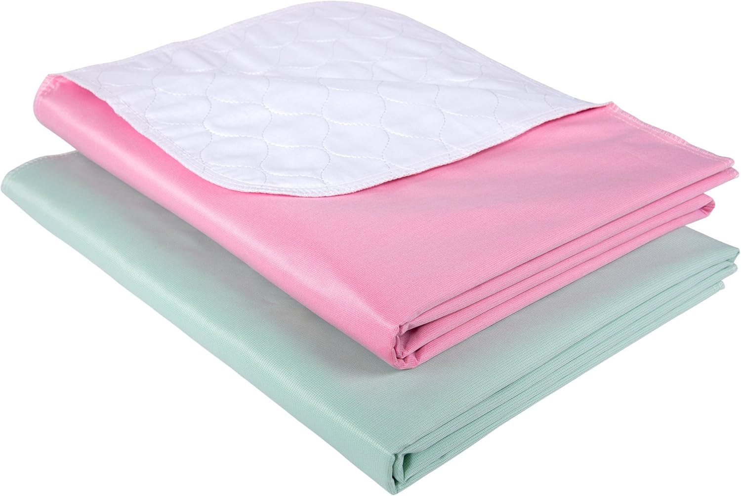 Waterproof Reusable Incontinence Bed Pads Washable Incontinence Underpads 8 Cups Absorbency，Non-Slip Mattress Protector for Adults, Kids and Pets(34”x 36” inch 2 Pack): Health & Personal Care