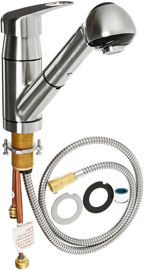 Brushed Nickel Ambassador Marine Nautilus Collection Galley Faucet
