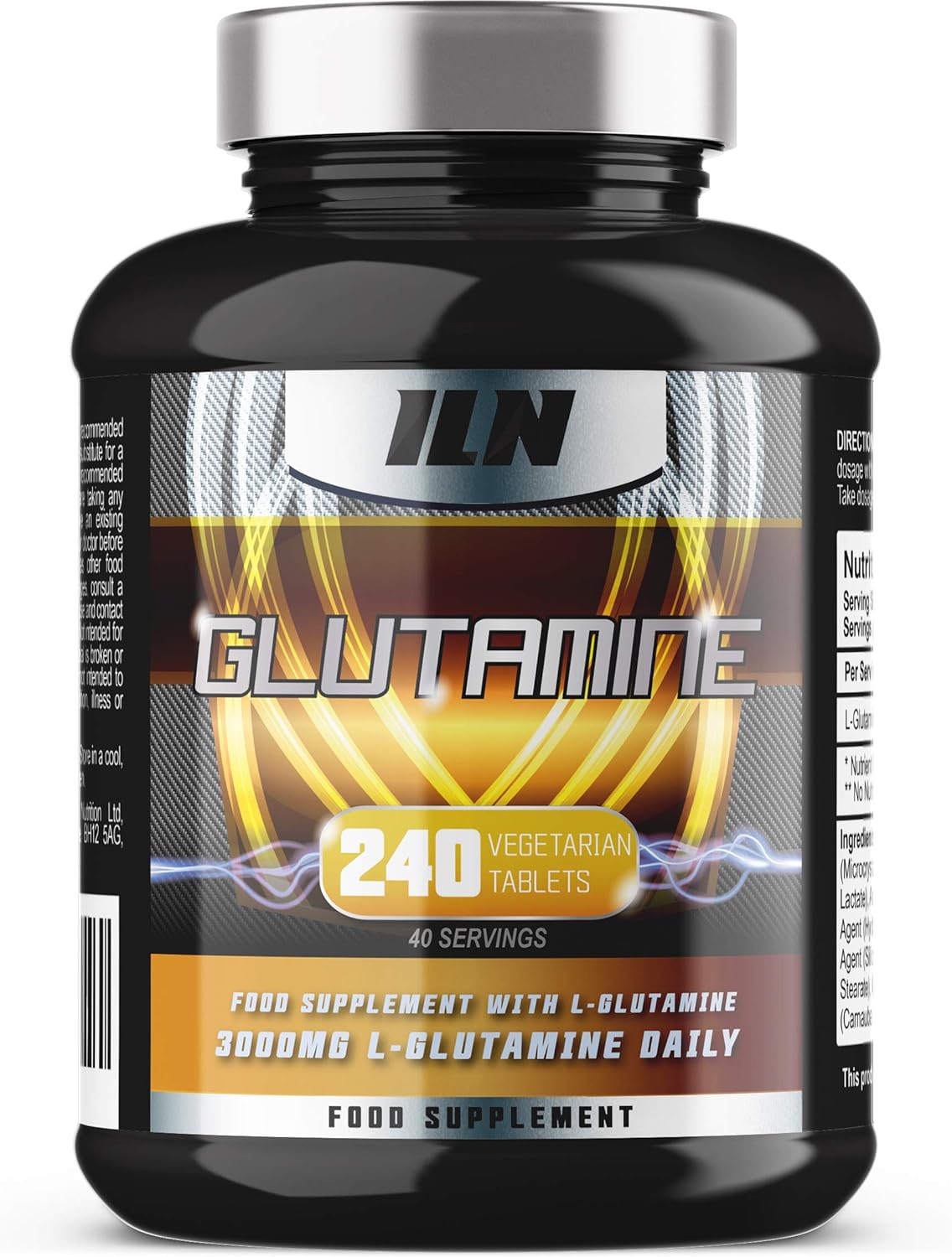 Iron Labs Nutrition, Glutamine 500mg x 240 Tablets LGlutamine Supplement with 240