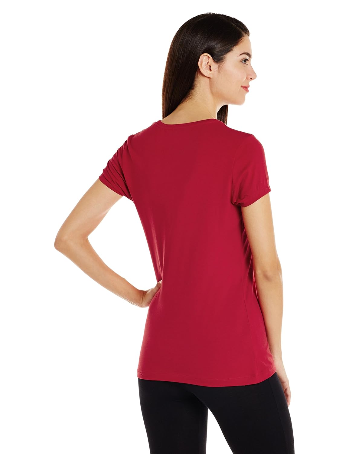 jockey women's plain t-shirt (1515-0105-jstrd_red_xl)