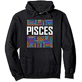 Pisces Zodiac Traits Horoscope Astrology Sign Gift Words Pullover Hoodie