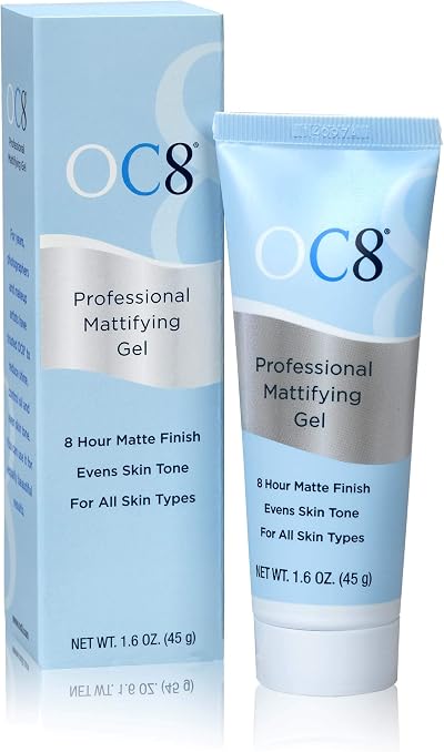 OC Eight Professional Mattifying Gel for Oily Skin Shine Control 0.5 oz