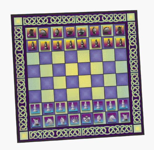 Travel Magnetic Board Game Chess: Celtic Theme