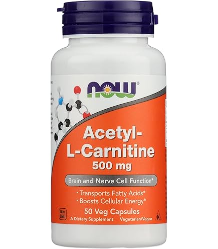 Amazon.com: NOW Foods Acetyl L-Carnitine 500 mg 100 caps : Health &  Household