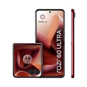 Motorola Razr 60 Ultra con Moto AI (16/512GB, 50+50MP, selfie 50MP, display esterno 4.0″ interno 7″ pOLED 165Hz, Qualcomm Snapdragon 8 Elite, 4700mAh, 5G, Dual SIM, Android 15) PANTONE Rio Red