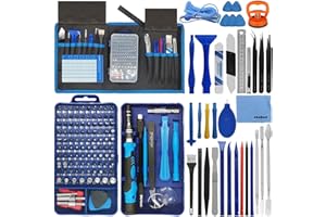 oGoDeal 155 in 1 Precision Screwdriver Set Professional Electronic Repair Tool Kit for Computer, Eyeglasses, iPhone, Laptop, PC, Tablet,PS3,PS4,Xbox,Macbook,Camera,Watch,Toy,Jewelers,Drone Blue