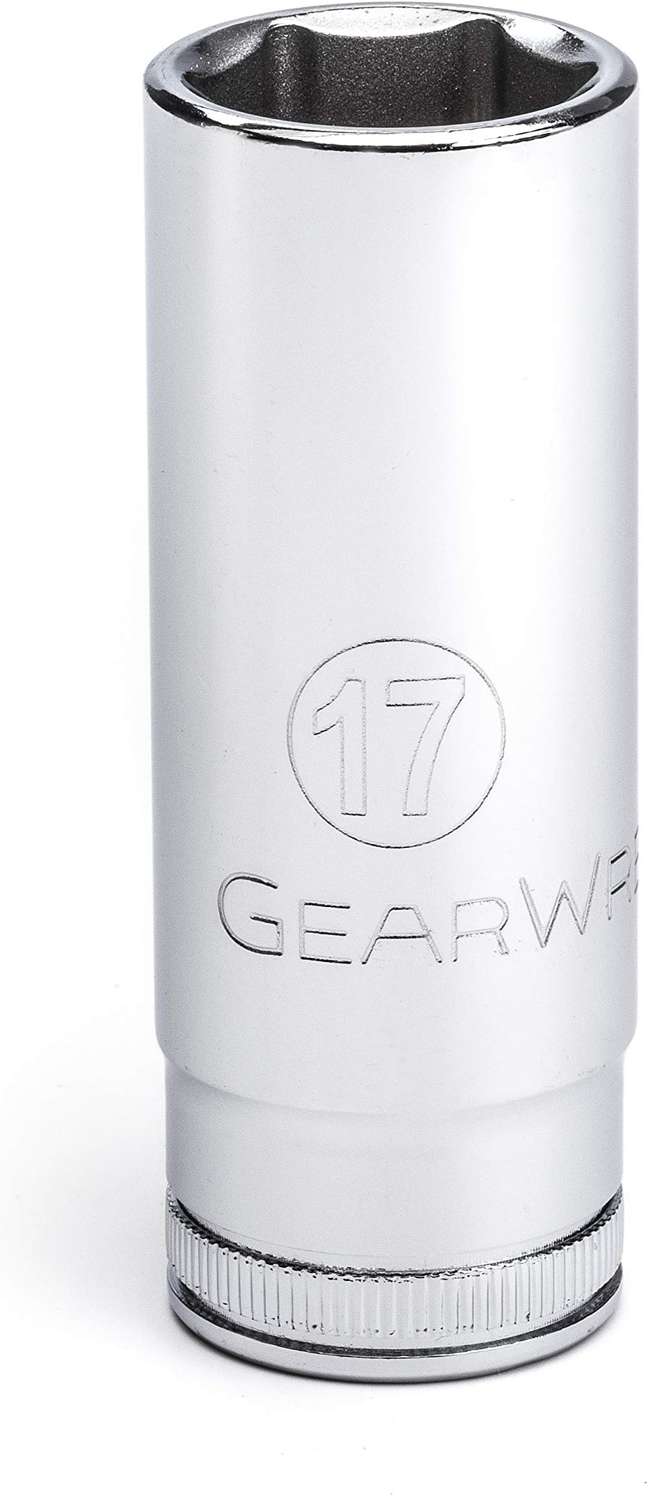 GEARWRENCH 3/8" Drive Deep Metric Socket 17mm, 6 Point - 80399