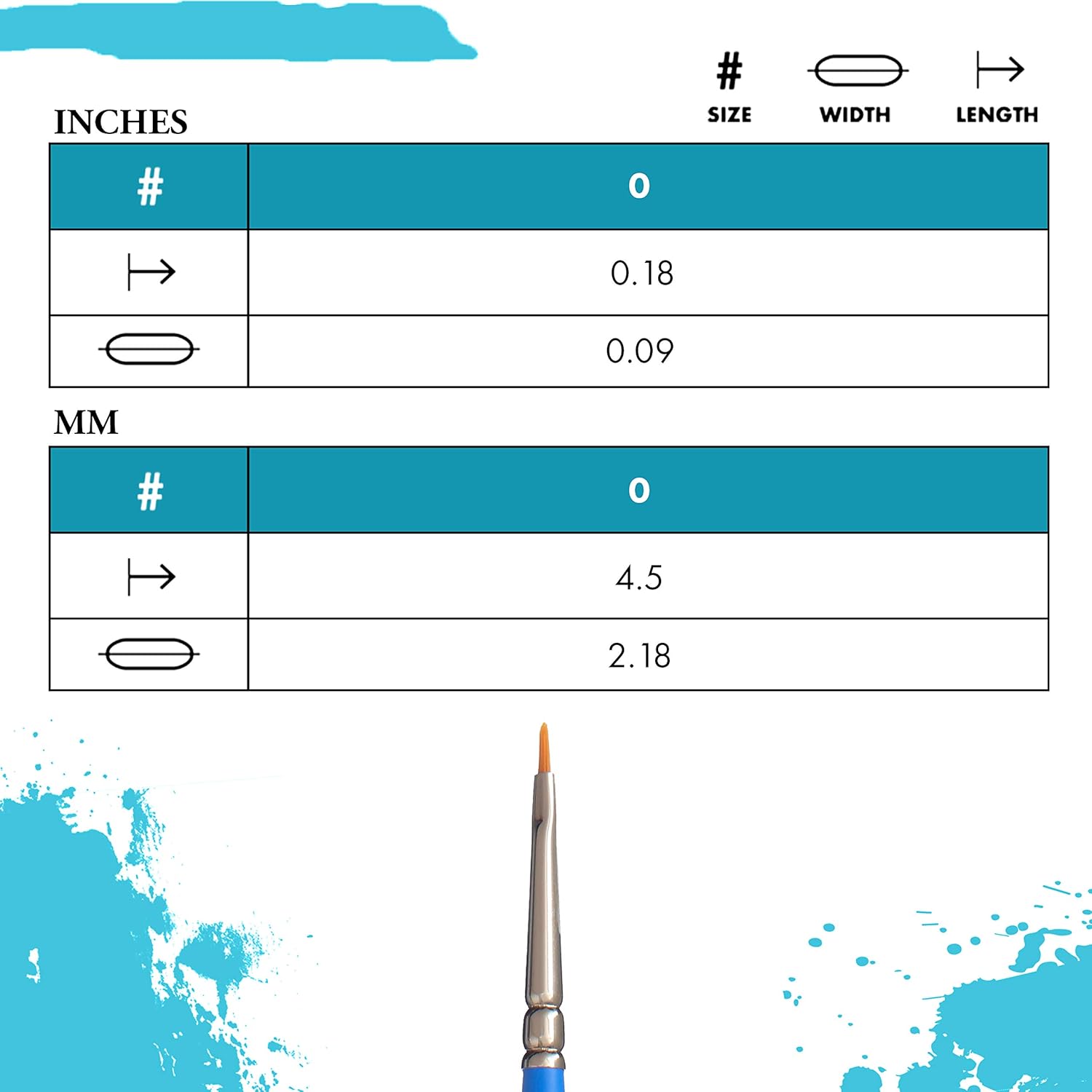 Princeton Select Artiste, Series 3750, Paint Brush for Acrylic, Watercolor and Oil, Filbert, 0