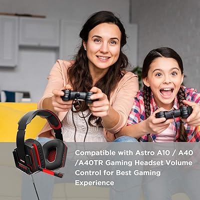 Buy Replacement Astro A10 Cord Cable With Volume Control Works With Astro 0 0tr Gaming Headset Cable Audio Gaming A10 Headset Cable Fits Xbox One Ps4 Pc Most Smartphones 6 5