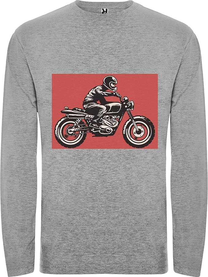 Camiseta Hombre Manga Larga moto