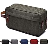 Idesort Men's Toiletry Bag Travel Dopp Kit Bathroom Shaving Organizer for Toiletries