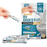 Unique RV Digest-It Ultra Stick Pack, 15 Count, Extra-Strength RV Toilet Treatment, No-Mess, Pre-measured, Grab-N-Go Bio-Enzy