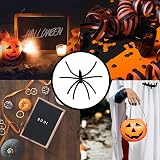 SHATCHI 24Pcs Halloween Spider Black Plastic Spiders Decoration Set view 7