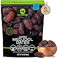 NUT CRAVINGS Dry Fruits - Sun Dried Jumbo Medjool Dates, No Sugar Added (16oz - 1 LB) Packed Fresh in Resealable Bag - Sweet Snack, Healthy Food, Naturally Grown, Vegan, Kosher Certified