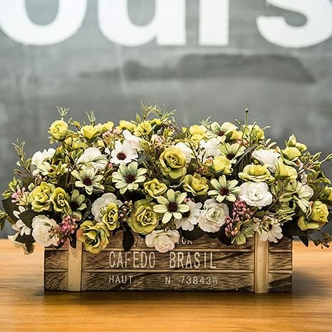 Amazon 枯れない花 造花 フラワー 結婚式飾り F 人工観葉植物 花瓶付 造花セット 置物 インテリア おしゃれ プレゼント リビング 玄関 ダイニング 誕生日 ギフト 美術館 ホーム 庭園 キッチン オフィス 大切な人へ感謝の気持ちを伝える 造花 オンライン通販