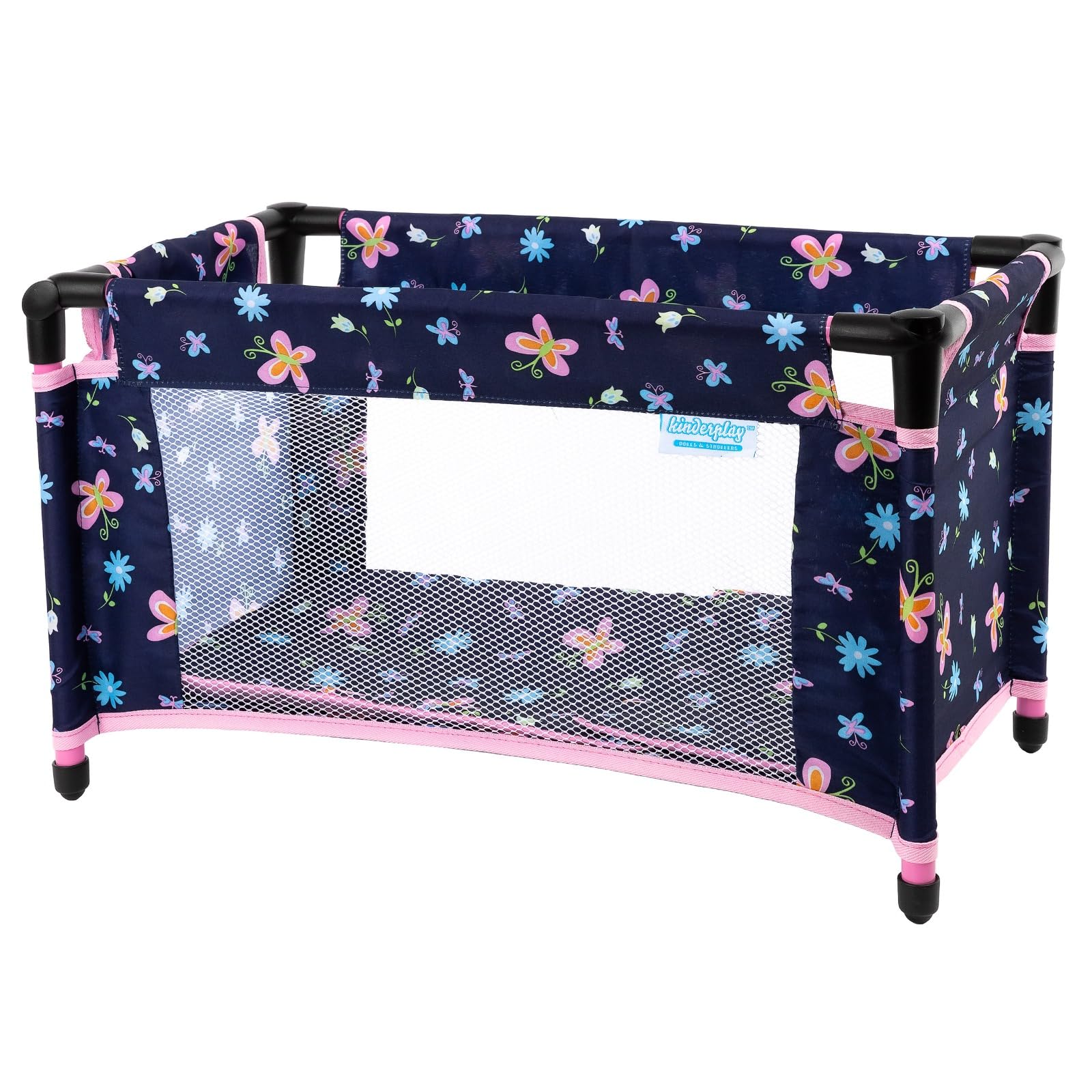 Photo 1 of Toy Baby Crib for Dolls, Travel-Friendly Doll Bed for Baby Dolls, Baby Doll Crib for 18-Inch Dolls, Foldable Doll Bed with Carry Bag for 3+ Years Girls, Easy Assembly Realistic Baby Doll Bed KP0400I