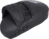 SAWANS Boxing Focus Pads Hook and Jab Mitts Faux Leather Matte Black view 8