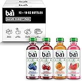 Bai Flavors Variety Pack, Antioxidant Infused Water Beverage, with Vitamin C and No Artificial Sweeteners, 18 fl oz bottles, 12 pack | Antioxidant Infused, with Vitamin C