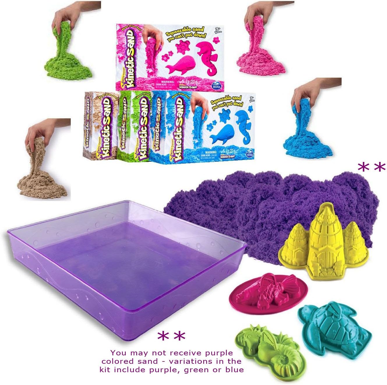 pink kinetic sand kit