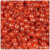 BeadTin Hyacinth w/Black Sparkle 9mm Barrel Plastic Pony Beads (500pcs)