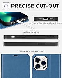 TUCCH Case for iPhone 13 Pro Max Wallet Case, RFID