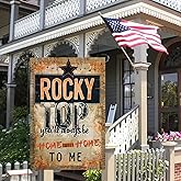 Tennessee State Garden Flag 12x18 Inch Double Sided Rocky Top Yard Flag Sweet Home Decoration for Indoor Outdoor Seasonal Porch Lawn Garden Banner