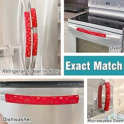 Refrigerator Door Handle Covers, Set of 6, Non-Slip