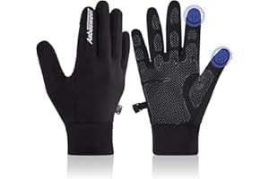 AsbaSweet Touch Screen Winter Gloves, Anti-Slip Running & Cycling Gloves, Warm & Comfortable for Men & Women