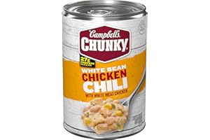 CAMPBELL'S Campbell’s Chunky White Bean Chicken Chili, 16.5 oz Can
