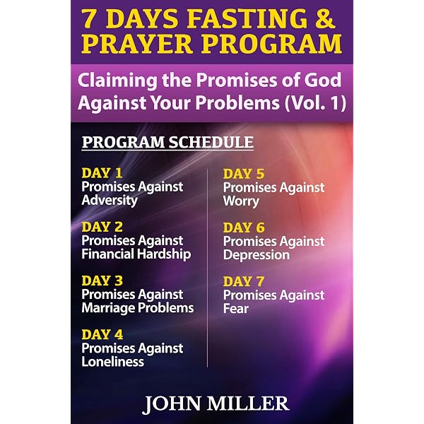 Amazon.com: 7 Days Fasting & Prayer Program: Claiming the Promises