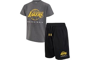 Ultra Game NBA boys Nba Official Super Soft Game Time T-shirt & Shorts Set