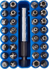 Draper 33 Piece Security Bit Set 1/4 Inch Metric Screwdriver Kit 25mm view 3