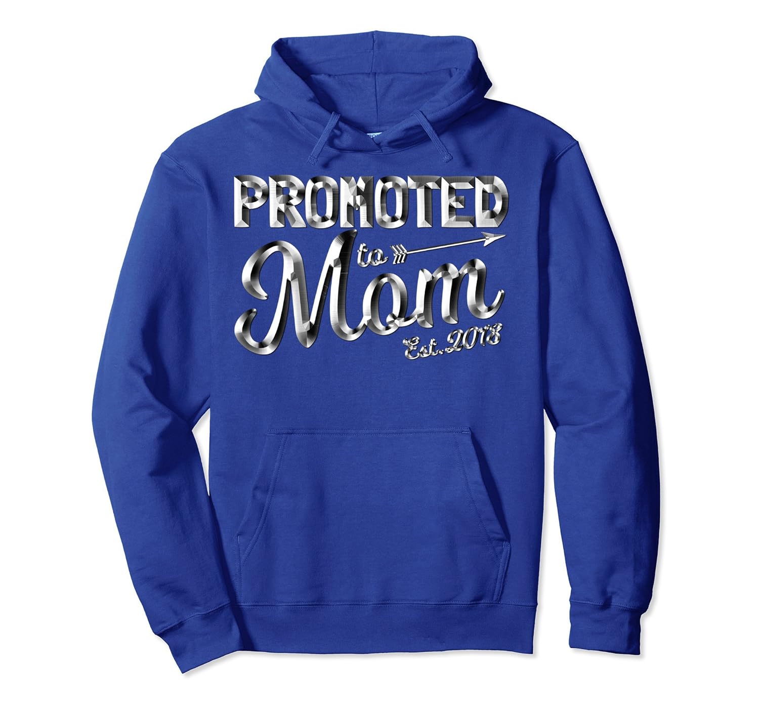 Just Get Promoted To Mom Est. 2018 Hoodie Baby Shower Gift-anz