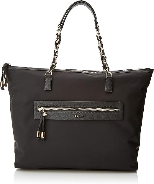Amazon トウス Tous トートバッグ Brunock Chain ナイロン サイズ ブラック レディース スペインブランド Tous シューズ バッグ