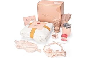 MHXAVO Get Well Soon Gifts for Women - 12 Pcs Gift Basket for Mother's Day, Birthdays, Self Care Package after Surgery Recovery Box, Thinking of you Gift Box