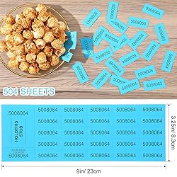 Kosiz 504 Sheets 25 Bid Raffle Ticket with
