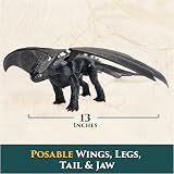 Dreamworks Dragons How to Train Your Dragon Plasma Sounds Night Fury 13" Action view 7